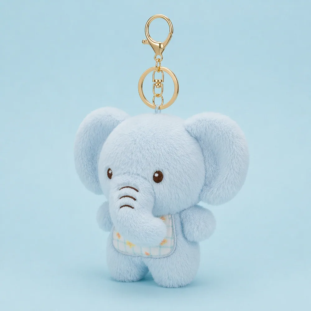 Beanbag Elephant Plush Keychain thumbnail 2