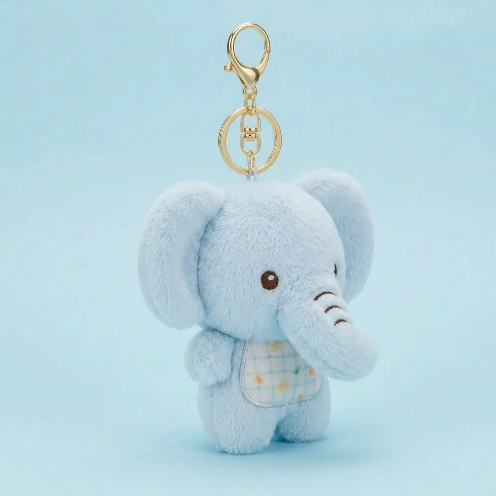 Beanbag Elephant Plush Keychain thumbnail 3