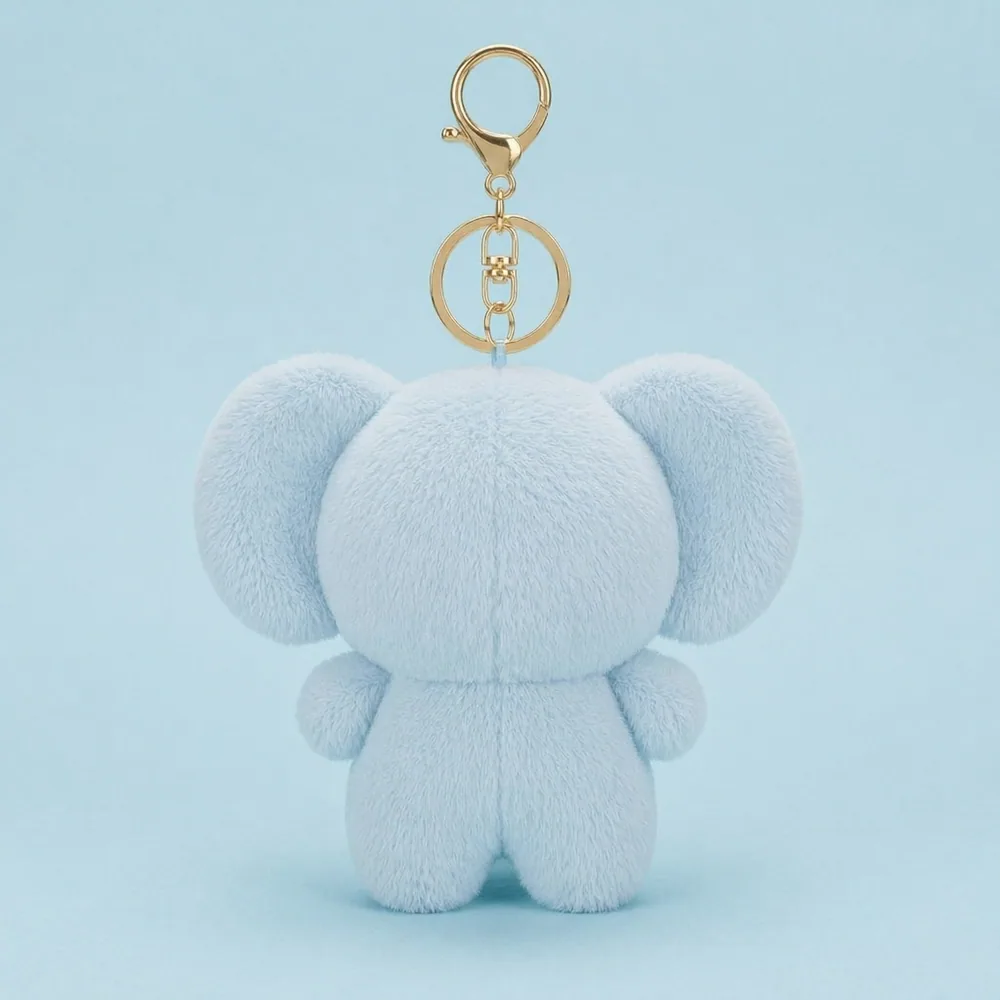 Beanbag Elephant Plush Keychain thumbnail 4