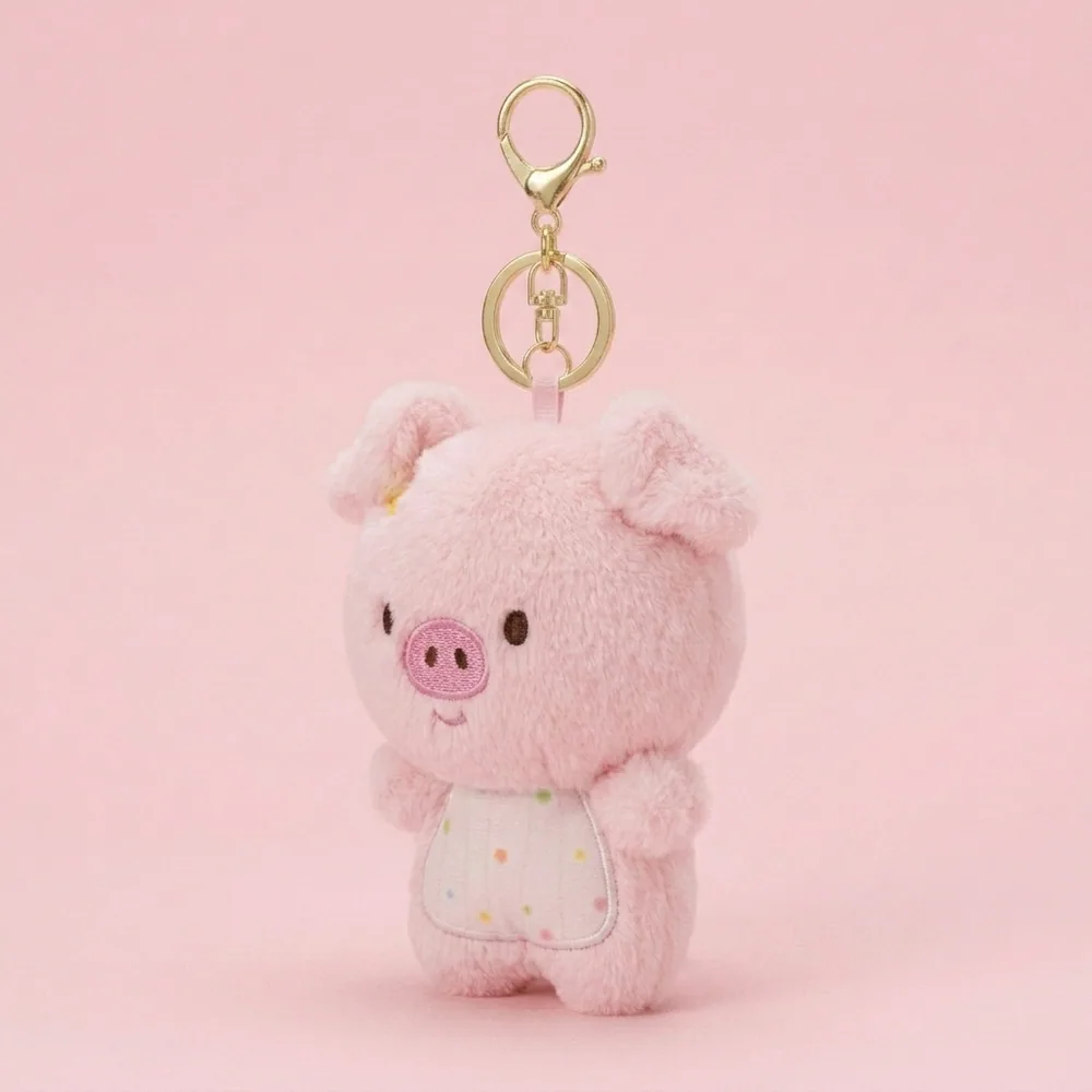 Beanbag Pig Plush Keychain thumbnail 2