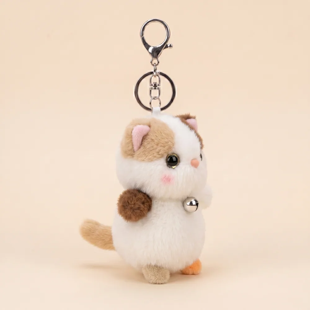 Calico Cat Plush Keychain thumbnail 3