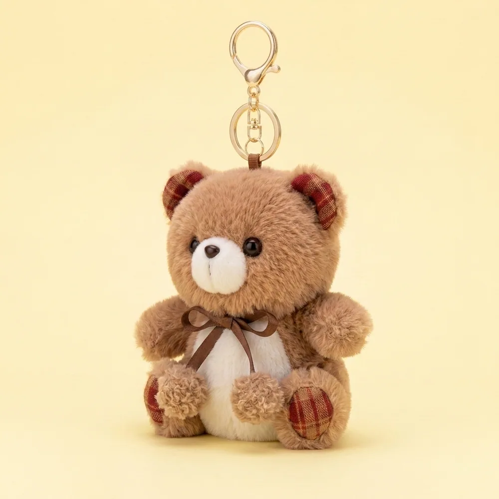 Chestnut Bear Plush Keychain thumbnail 3