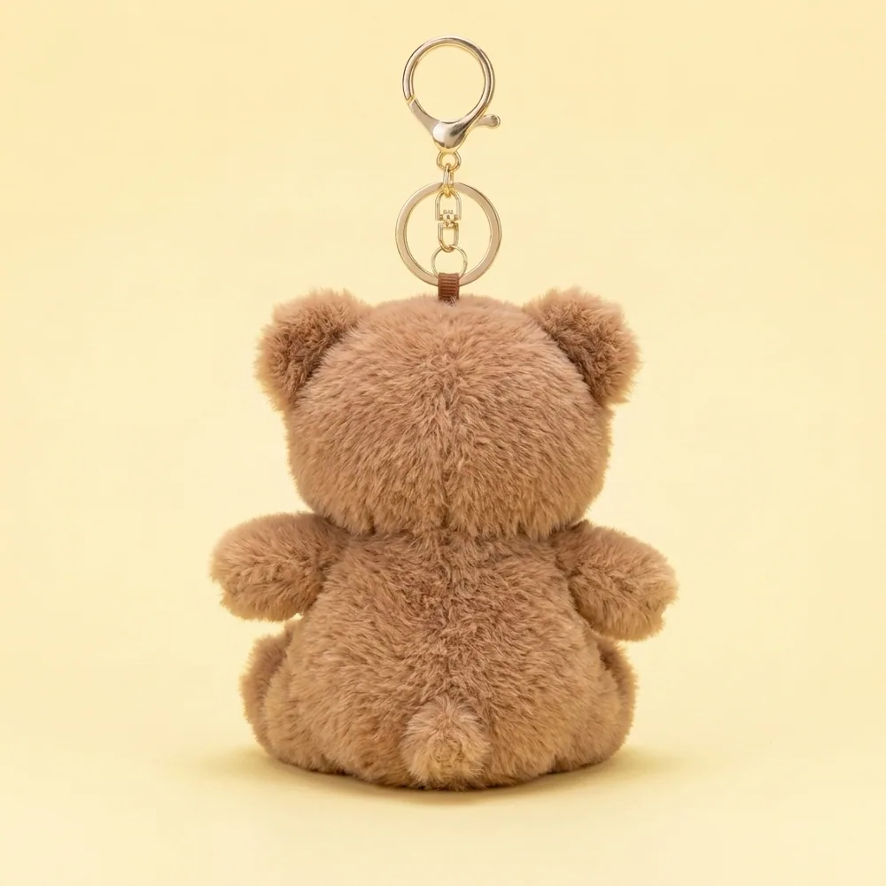 Chestnut Bear Plush Keychain thumbnail 4