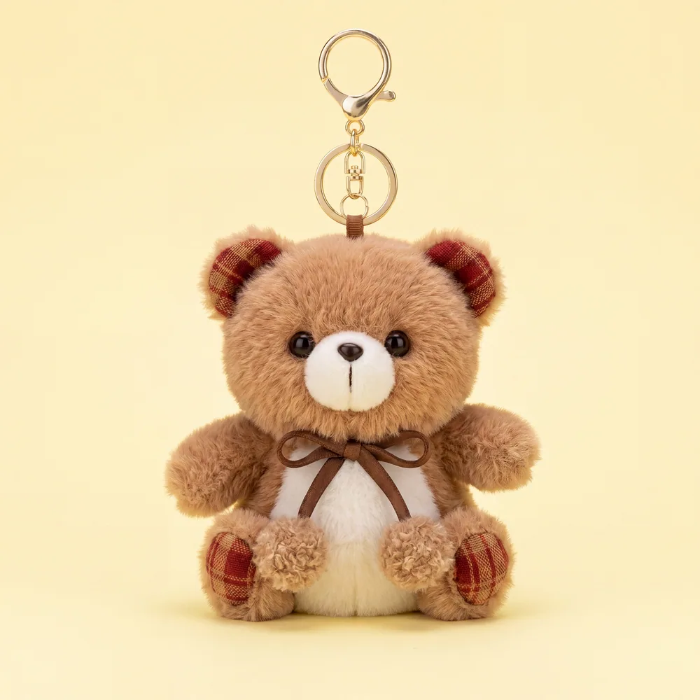 Chestnut Bear Plush Keychain
