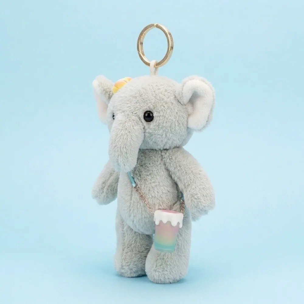 Soda Elephant Plush Keychain thumbnail 2