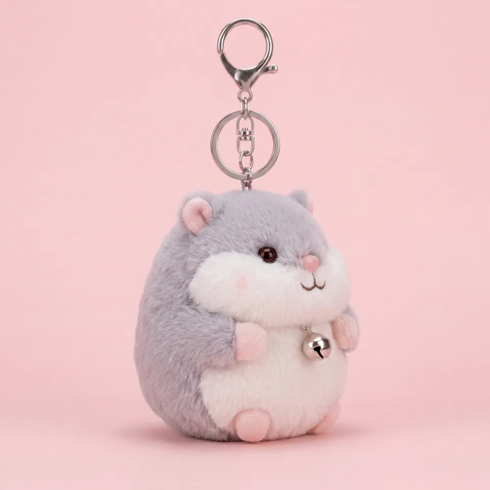 Hamster Plush Keychain thumbnail 3