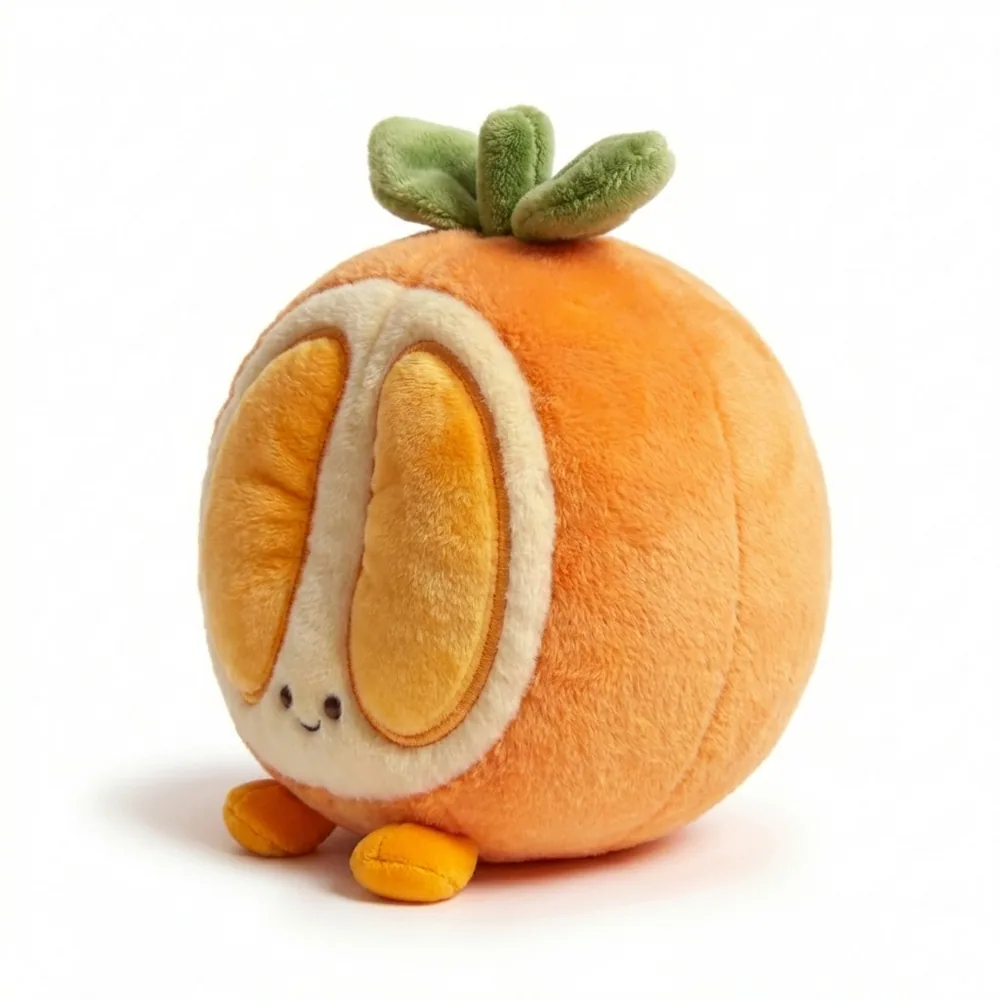 Wishing Orange Fruit Plush Toy thumbnail 2