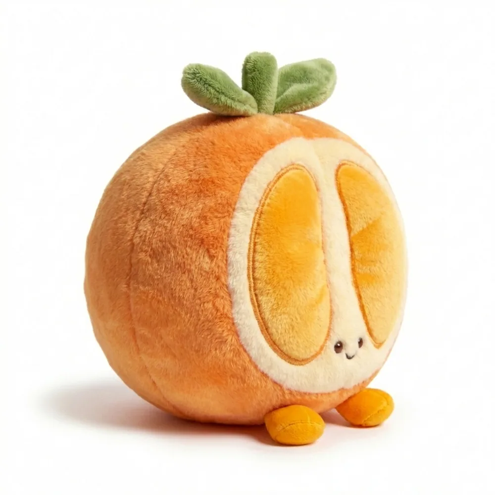 Wishing Orange Fruit Plush Toy thumbnail 3
