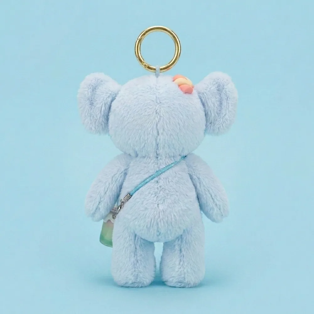 Pastel Elephant Plush Keychain thumbnail 4