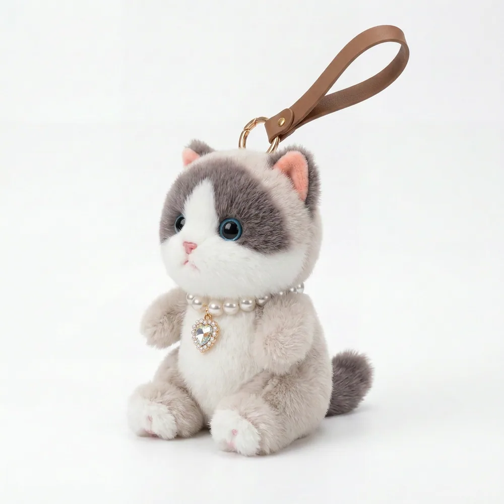 Ragdoll Cat Plush Keychain thumbnail 2