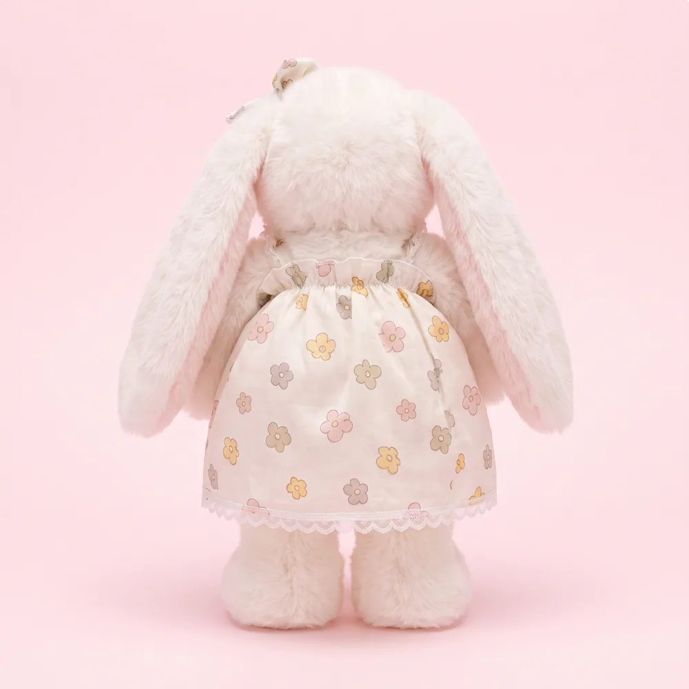 Soft Lop-Eared Rabbit in Floral Dress thumbnail 4