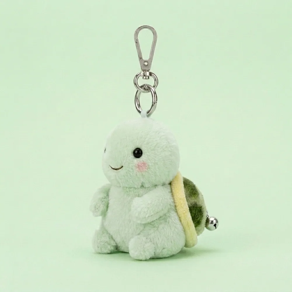Bell Turtle Plush Keychain thumbnail 2