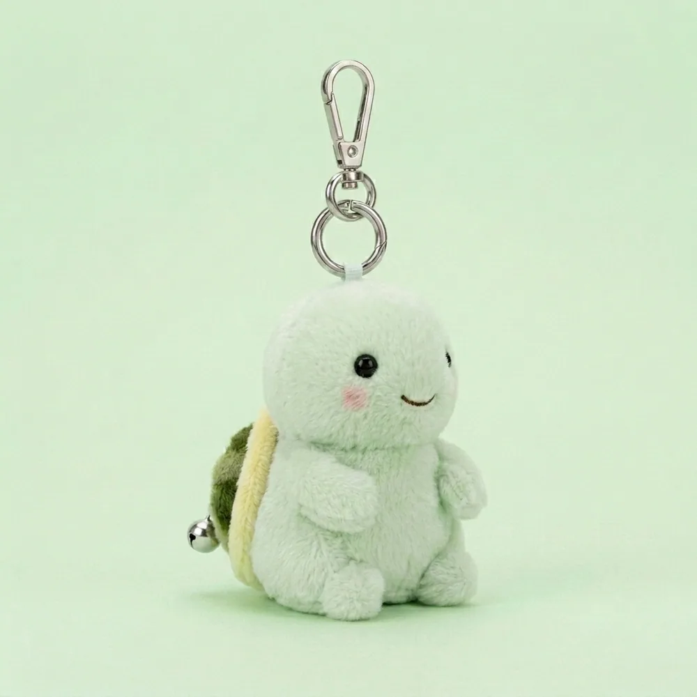 Bell Turtle Plush Keychain thumbnail 3
