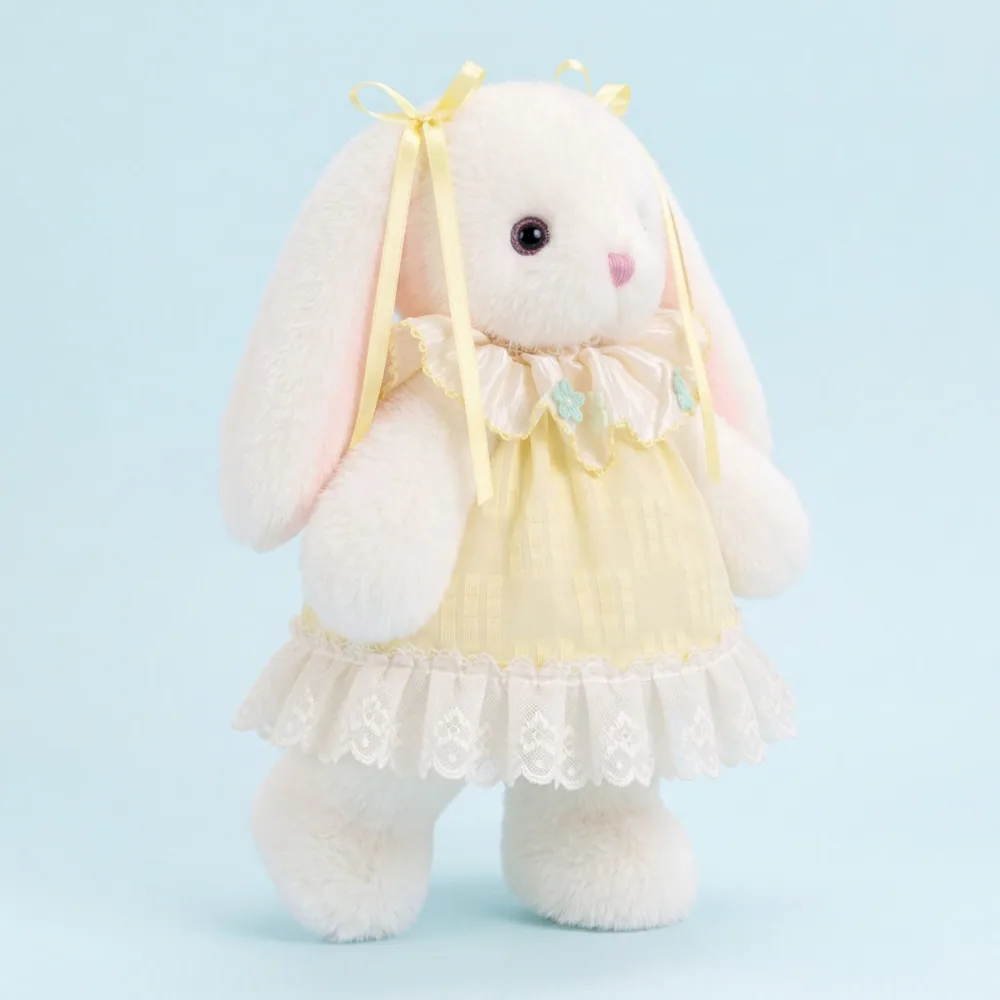 Lop Rabbit in Yellow Dress with Ribbon Bow thumbnail 2