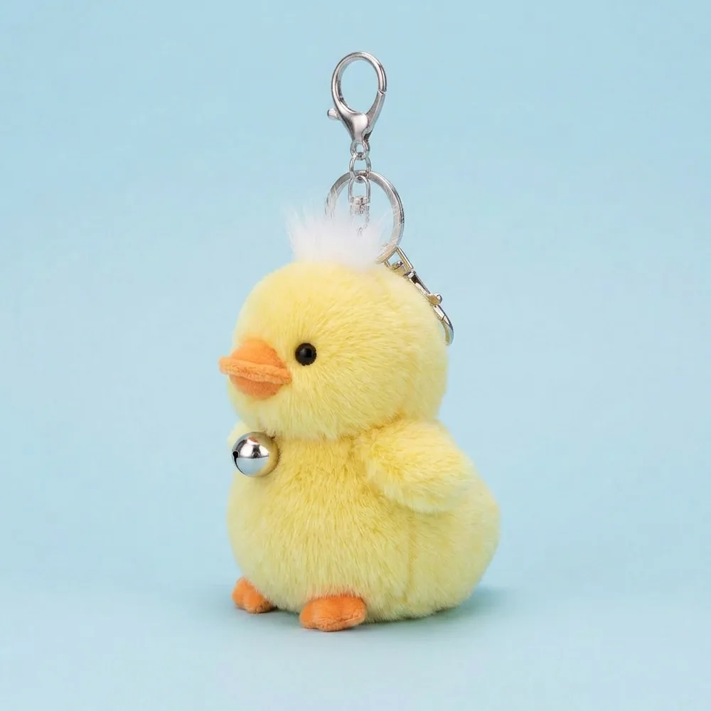 Yellow Duck Plush Keychain thumbnail 2