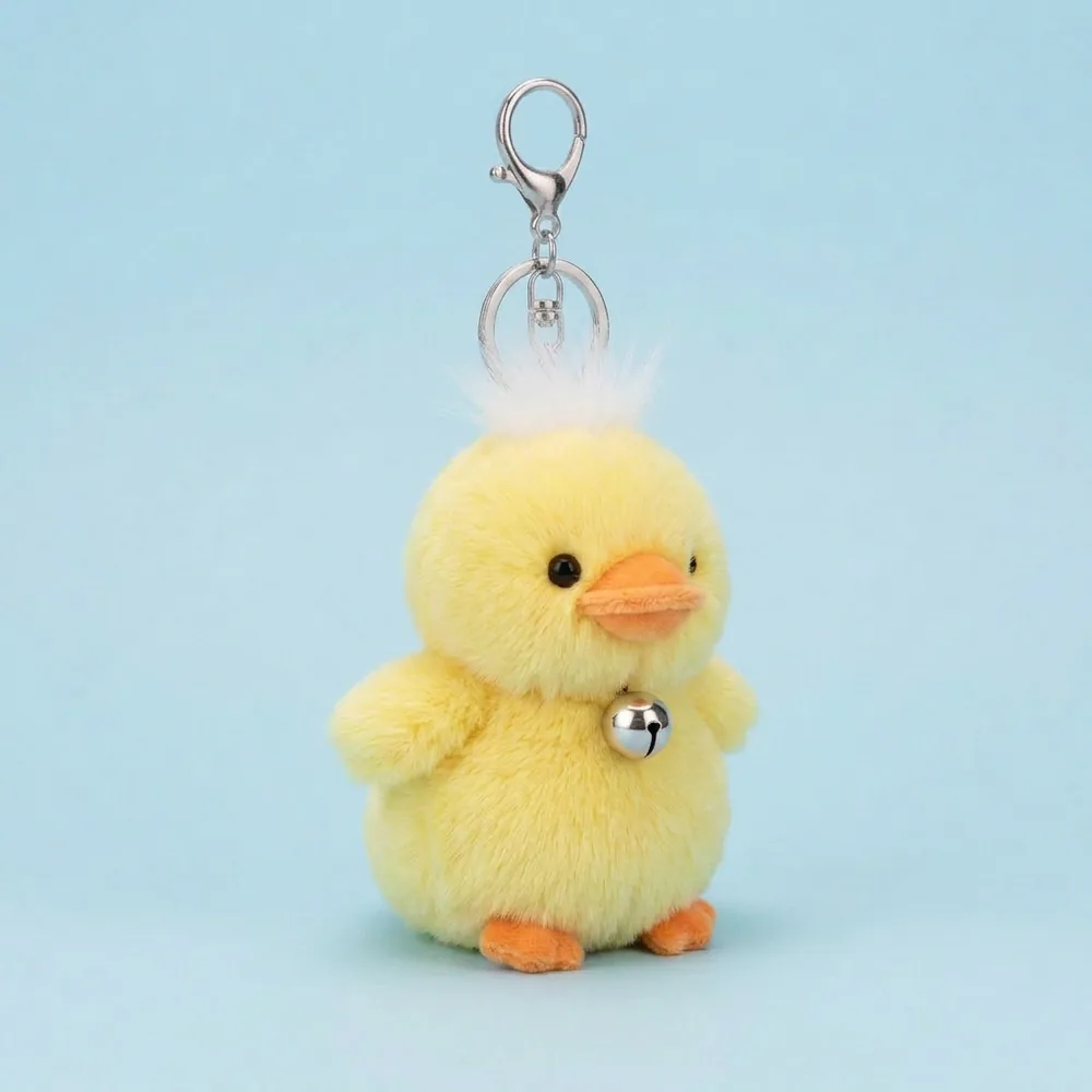 Yellow Duck Plush Keychain thumbnail 3